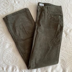 St. John's Bay Olive Corduroy Boot-Cut Jeans